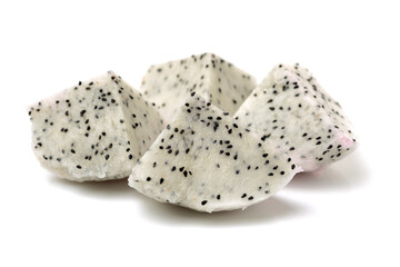 Pitaya or Dragon Fruit isolated against white background