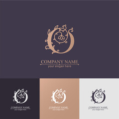 Premium Vector O logo. Monnogram. Personal logo or sign for branding an elite company.