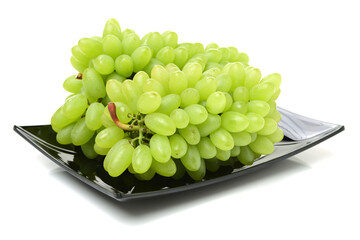 green grapes in a bowl