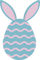 Fototapeta premium egg in the form of a rabbit