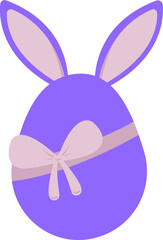 egg in the form of a rabbit