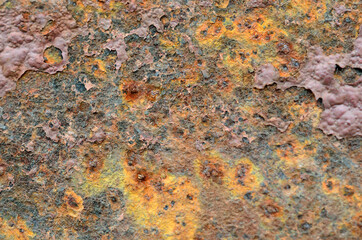 rusted metal plate texture background