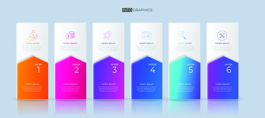 Infographic vector illustration Thin Line Connection on  theme chart origami paper color info-graphic template for diagram presentation chart and business concept with element options
