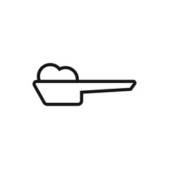 Detergent scoop icon design. vector illustration