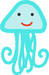 可愛い宇宙人みたいなクラゲ