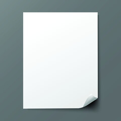 blank white paper