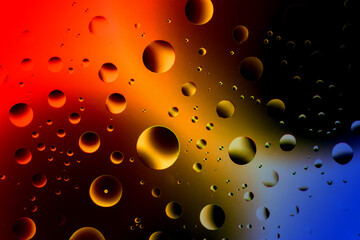 Abstract background. Close-up shot of of water droplets.
