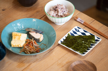 おいしそうな日本の朝食