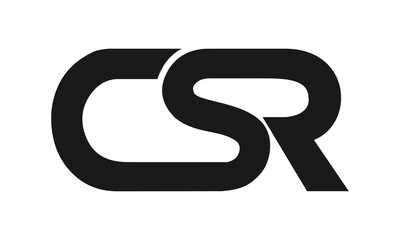 CSR alphabet logo design