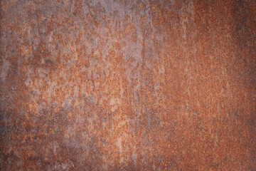 Metal textured orange oxidized background