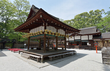 Obraz premium 河合神社 拝殿 京都市