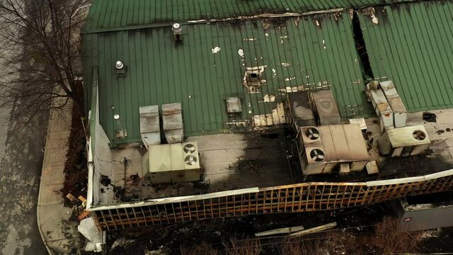 Fire damage to historic Krispy Kreme location in downtown Atlanta