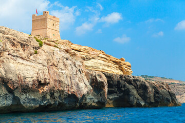 Fototapeta premium Torri Xutu. Ancient watch tower, Malta
