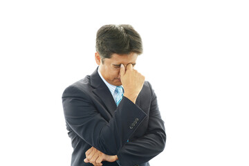 苦悩するビジネスマン