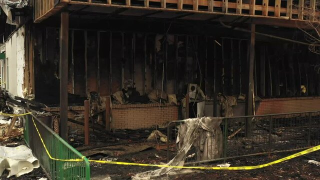 Fire damage to historic Krispy Kreme location in downtown Atlanta