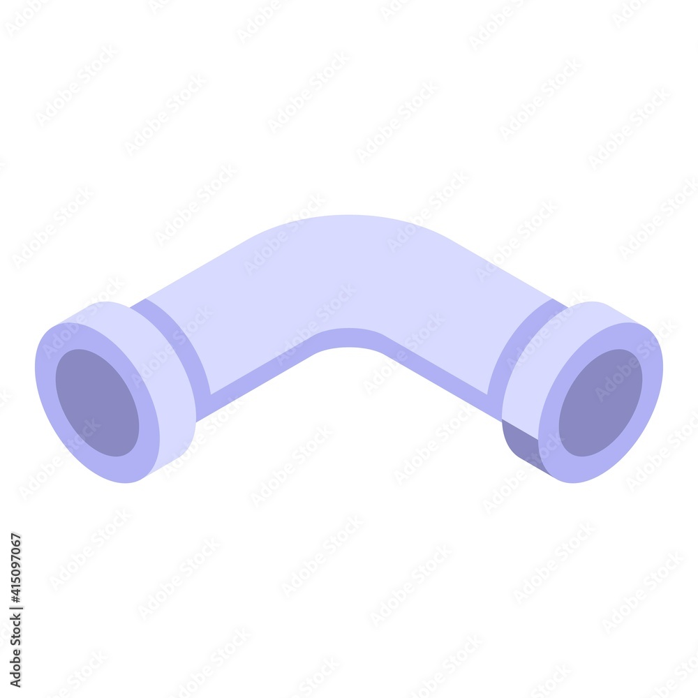 Aufkleber boiler pipe icon. isometric of boiler pipe vector icon for web design isolated on white background