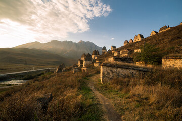 Mountains landscape tha the caucasus Russia