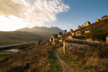 Mountains landscape tha the caucasus Russia