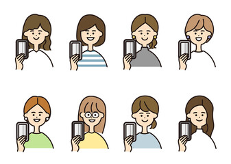 女性　携帯　バストアップ　セット