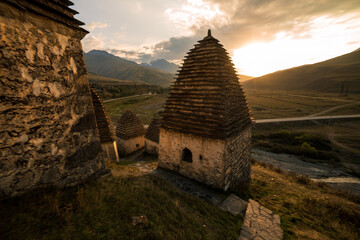 Mountains landscape tha the caucasus Russia