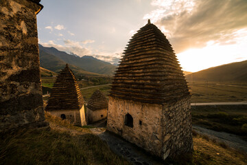 Mountains landscape tha the caucasus Russia