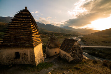 Mountains landscape tha the caucasus Russia