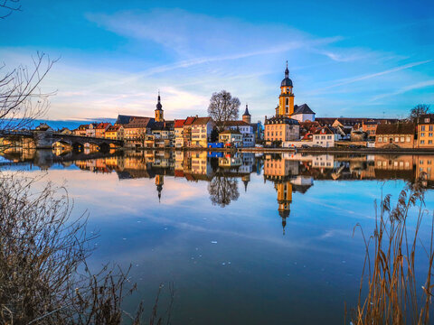 Kitzingen am Main - Mainkai und Altstadt