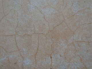 Broken old cement floor