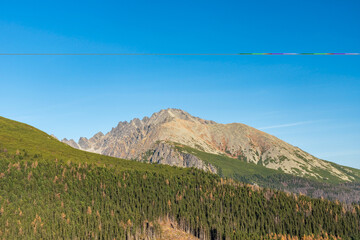 Autumn Vysoke Tatry mountains - part of Hreben Bast mountain ridge above Mlynicka dolina valley in Slovakia © honza28683