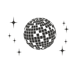 Disco ball Vector icon Disco ball Vector icon Disco ball Vector icon