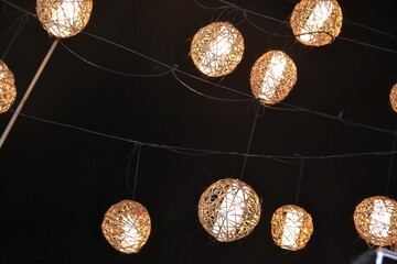 lantern in the night