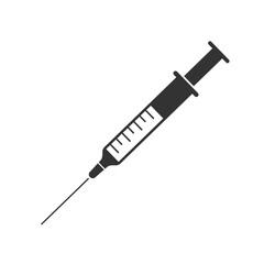 Syringe with needle, Vaccine injection