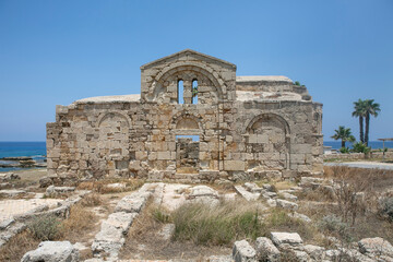 ruins of the ancient greek church in North Cyprus