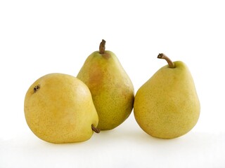 tasty sweet pears for eating or compote