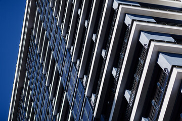 Obraz premium Modern residential apartment building