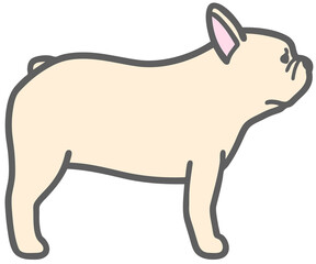 横向きのスカイテリアの犬のイラスト Wall Mural Wallpaper Murals So Terada 横向きのスカイテリアの犬のイラスト Wall Mural Wallpaper Murals So Terada