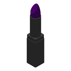 Cosmetic lipstick icon. Isometric of cosmetic lipstick vector icon for web design isolated on white background