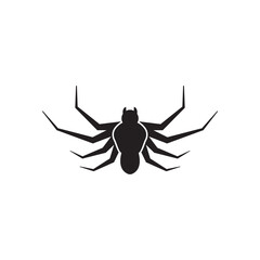 Spider icon design template vector isolated illustration