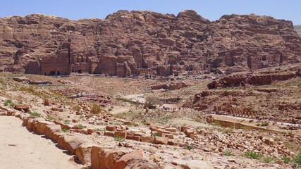 Panorama, Petra, Jordanien