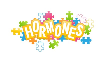 human hormones collected from puzzles