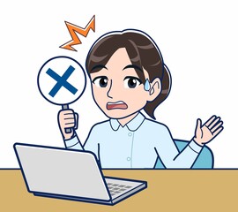 水色の服を着た看護師さん