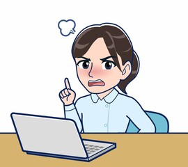 水色の服を着た看護師さん