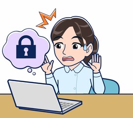 水色の服を着た看護師さん