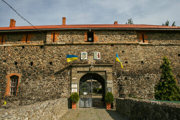 Gate of the old Uzhgorod castle, Zakarpattya region, Western Ukraine, local history museum