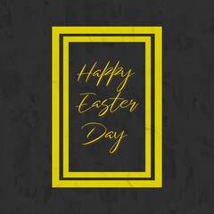 vector Text Happy Easter Day 2021