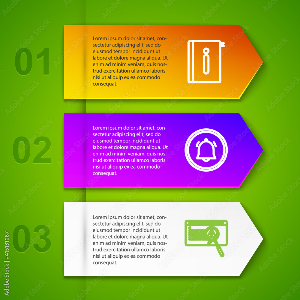 Poster set line user manual, button chat notification, system bug concept and speech bubble with angry smil