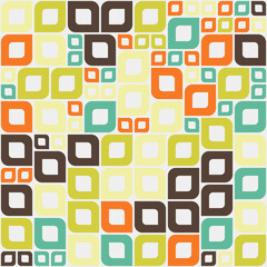 Abstract Geometric Pattern generative computational art illustration