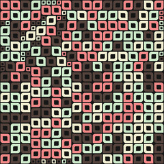Abstract Geometric Pattern generative computational art illustration