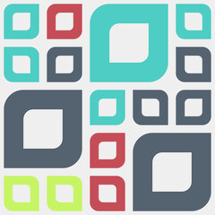 Abstract Geometric Pattern generative computational art illustration