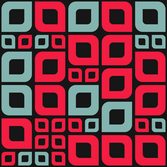 Abstract Geometric Pattern generative computational art illustration
